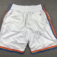 Men's Oklahoma City Thunder White Association Edition Pocket Shorts1