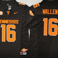 Men's Tennessee Volunteers Morgan Wallen #16 Black Game Jersey