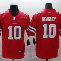 Men's Buffalo Bills Cole Beasley #10 Red Game Player Jersey1