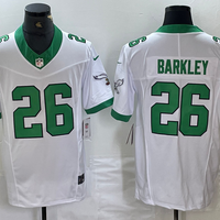 Saquon Barkley #26 Philadelphia Eagles White Vapor Limited Jersey - JerseysFreak