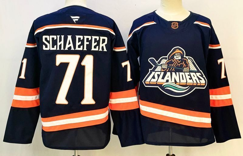 Men's New York Islanders Matthew Schaefer #71 Fanatics Navy Player Jersey