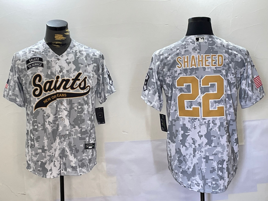 Men's New Orleans Saints Rashid Shaheed #22 Arctic Camo 2024 Salute to Service Player Jersey1