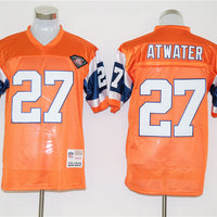 Men's Denver Broncos Steve Atwater Mitchell & Ness Orange Legacy Replica Jersey1