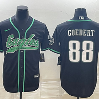 Men's Philadelphia Eagles Dallas Goedert #88 Black Game Jersey1 Joint Edition