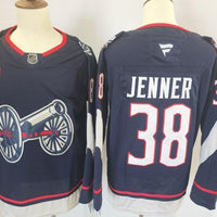 Men's Columbus Blue Jackets Boone Jenner #38 Fanatics Navy Jersey