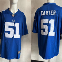 Men's New York Giants Abdul Carter #51 Royal Game Player Jersey