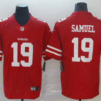 Men's San Francisco 49ers Deebo Samuel #19 Red Game Jersey1