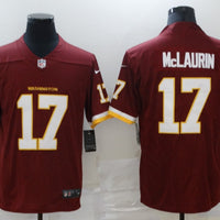 Men's Washington Commanders Terry Mclaurin #17 Red Game Jersey1