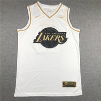Men's Los Angeles Lakers LeBron James #23 White Swingman Jersey1