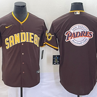 Men's San Diego Padres Brown Road Replica Player Jersey1