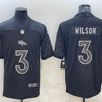 Men's Denver Broncos Russell Wilson #3 Black Retired Player RFLCTV Limited Jersey1