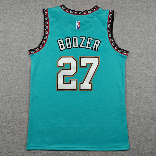 Men's Memphis Grizzlies Cameron Boozer #27 Green Swingman Jersey