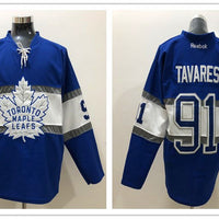 Men's Toronto Maple Leafs John Tavares #91 Blue Player Jersey1