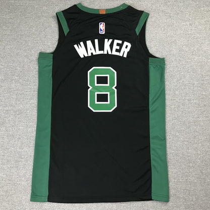 Men's Boston Celtics Kemba Walker #8 NBA Black Game Jersey1