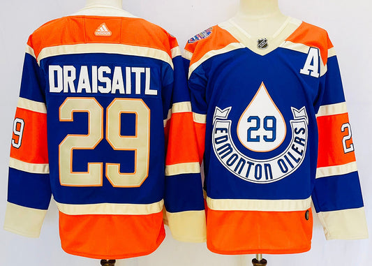 Men's Edmonton Oilers Leon Draisaitl #29 Blue Game Jersey1