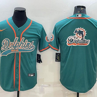 Men's Miami Dolphins Aqua Game Jersey1