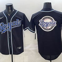 Men's Kansas City Royals Fashion Limited Black Out Jersey