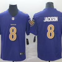 Lamar Jackson #8 Baltimore Ravens Purple Jersey - JerseysFreak