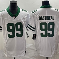 Men's New York Jets Mark Gastineau #99 White Legacy Vapor F.U.S.E. Limited Jersey1