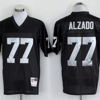 Men's Oakland Raiders Lyle Alzado Mitchell & Ness Black Legacy Replica Jersey1