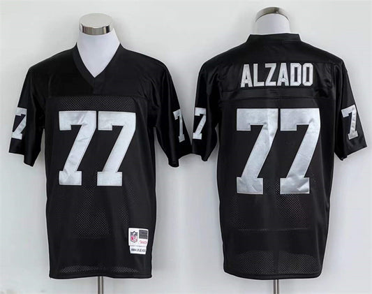 Men's Oakland Raiders Lyle Alzado Mitchell & Ness Black Legacy Replica Jersey1