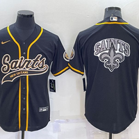 Men's New Orleans Saints Black Game Jersey1