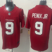 Men's Atlanta Falcons Michael Penix Jr. #9 Red Game Player Jersey