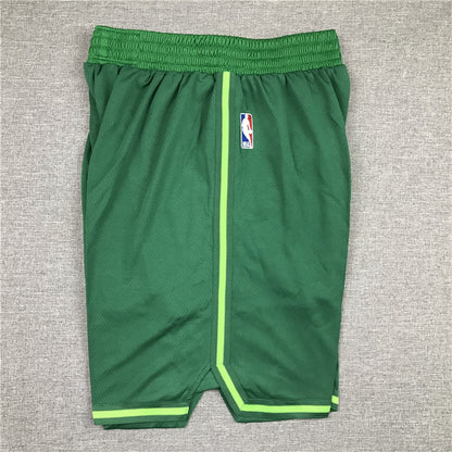 Men's Boston Celtics Green Basketball Retro Shorts1