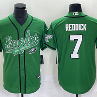 Men's Philadelphia Eagles Haason Reddick #7 Kelly Green Game Jersey1 Joint Edition