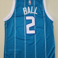 Men's Charlotte Hornets LaMelo Ball Blue 2020-21 swingman jersey1