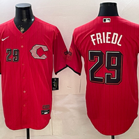 Men's Cincinnati Reds TJ Friedl #29 Red 2026 City Connect Stadium Jersey