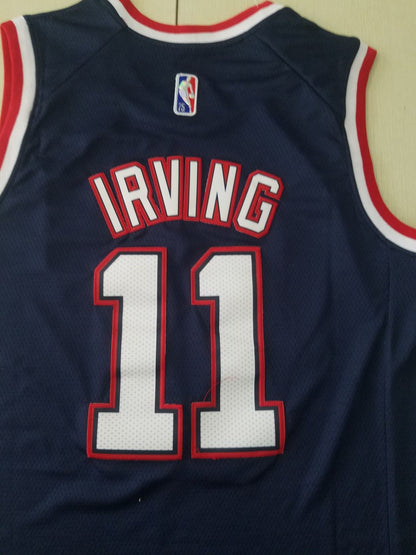 Men's Brooklyn Nets Kyrie Irving Navy 2021/22 Swingman Jersey1 - City Edition