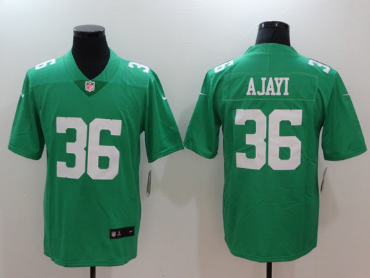 Men's Philadelphia Eagles Jay Ajayi #36 Green Game Jersey1