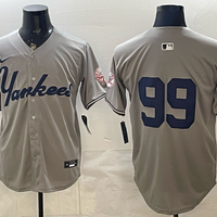 Men's New York Yankees Aaron Judge #99 Gray Stadium Jersey
