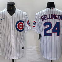 Men's Chicago Cubs Cody Bellinger #24 White Home Limited Player Jersey1