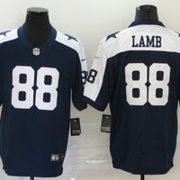 Men's Dallas Cowboys CeeDee Lamb #88 Navy Game Player Jersey1