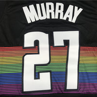 Men's Denver Nuggets Jamal Murray #27 NBA Black Player Jersey1