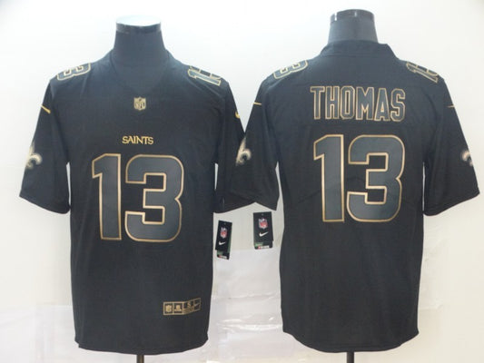 Men's New Orleans Saints Michael Thomas #13 Black Game Jersey1