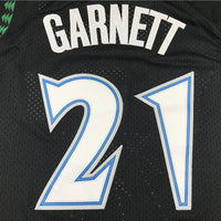 Men's Minnesota Timberwolves Kevin Garnett #21 Hardwood Classics Swingman Jersey1