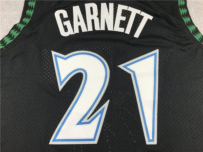 Men's Minnesota Timberwolves Kevin Garnett #21 Hardwood Classics Swingman Jersey1