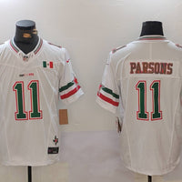 Men's Dallas Cowboys Micah Parsons #11 White Vapor F.U.S.E. Limited Jersey1