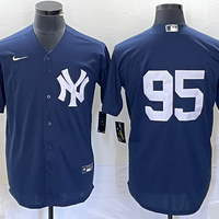 Men's New York Yankees Oswaldo Cabrera #95 Navy Replica Player Name Jersey1