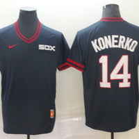 Men's Chicago White Sox Paul Konerko #14 Navy Replica Baseball Jersey1