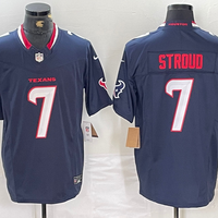 Men's Houston Texans C.J. Stroud #7 Navy Team Player Jersey