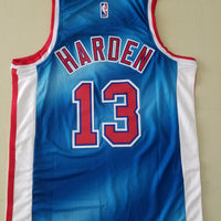 Men's Brooklyn Nets James Harden Light Blue 2020/21 Jersey1 - Classic Edition