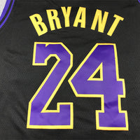Men's Los Angeles Lakers Kobe Bryant #24 Black 2023/24 Swingman Jersey1 - City Edition