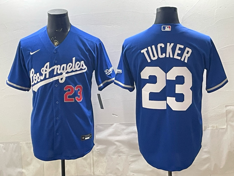 Men's Los Angeles Dodgers Kyle Tucker #23 Royal Alternate Replica Jersey
