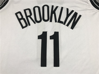 Men's Brooklyn Nets Kyrie Irving White 2019 Fast Break Player Movement Jersey1