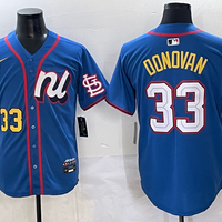 Men's National League Brendan Donovan #33 Blue 2025 All-Star Edition Limited Player Jersey