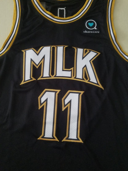 Men's Atlanta Hawks Trae Young Black Swingman Player Jersey1 - City Edition